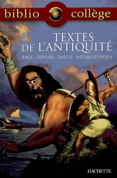 Bibliocollege - textes de l'antiquite, homere, ovide, virgile