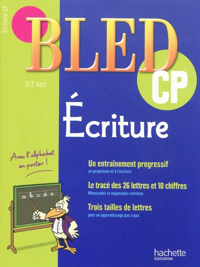 Cahier bled - ecriture cp