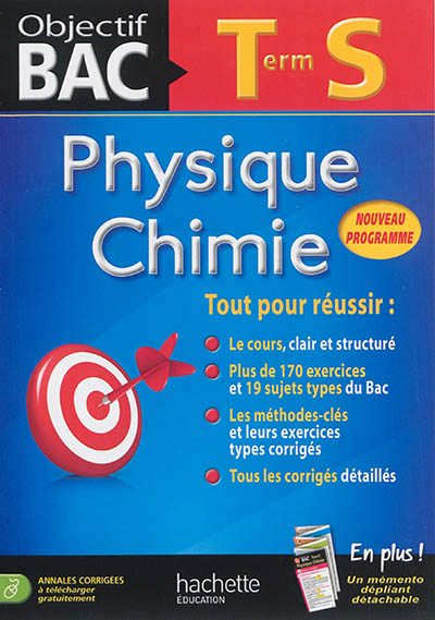 Objectif bac physique chimie terminale s