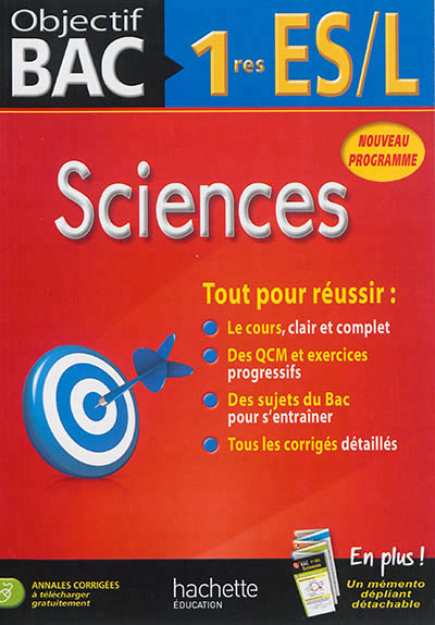 Objectif bac sciences 1res l/es