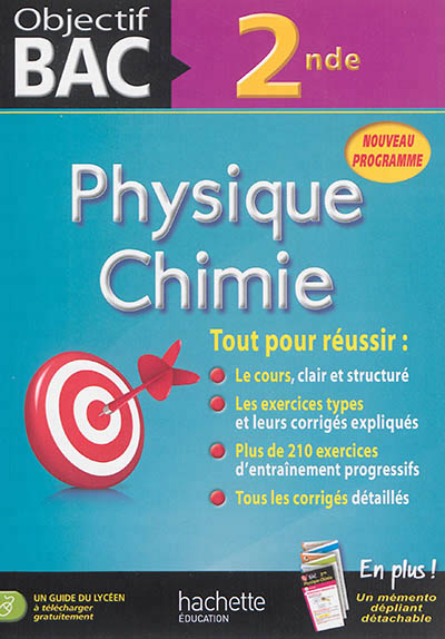 Objectif bac physique chimie 2de