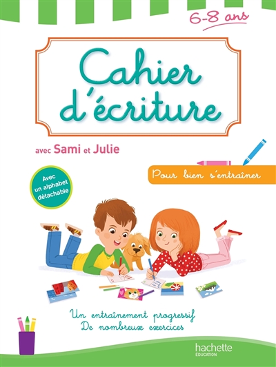 Cahier d'ecriture sami et julie