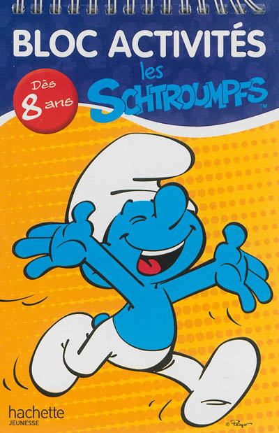 Les schtroumpfs - bloc activites 8 ans