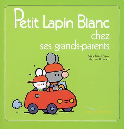 Petit lapin blanc chez ses grands-parents