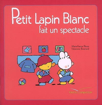 Petit lapin banc fait un spectacle