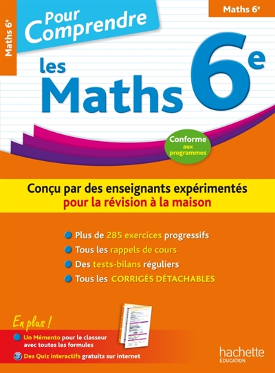 Pour comprendre maths 6e