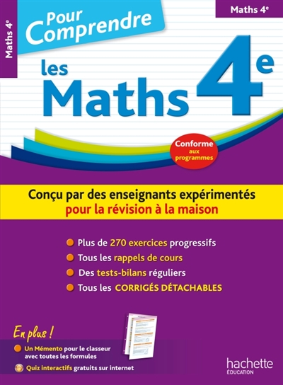 Pour comprendre maths 4e