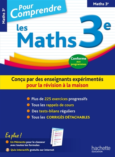 Pour comprendre maths 3e