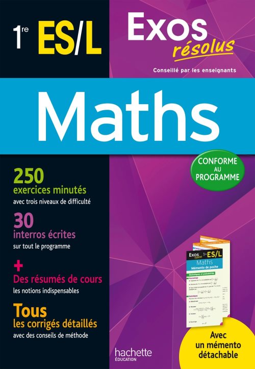 Exos resolus maths 1res es/l