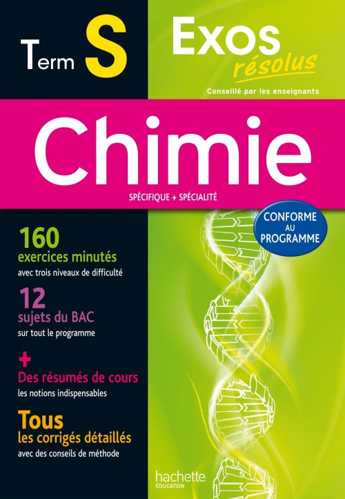 Exos resolus chimie term s
