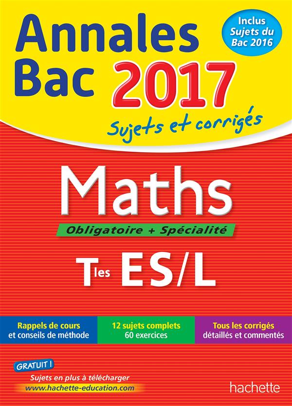 Annales bac 2017 - maths term es