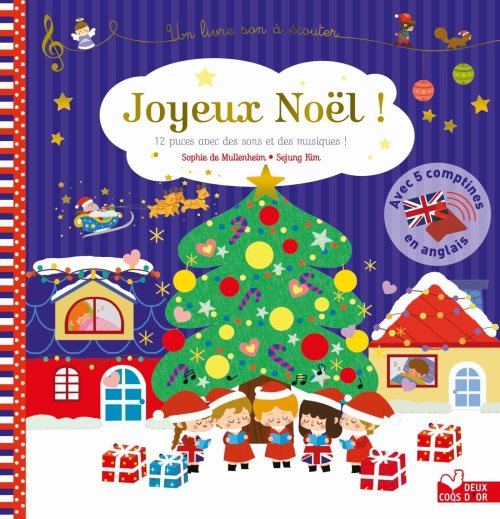 Joyeux noel ! - livre sonore - avec comptines en anglais + sons