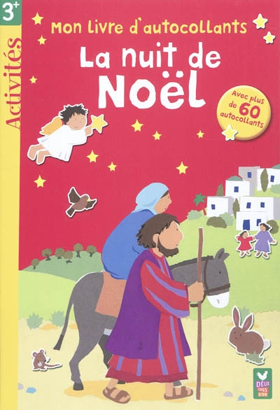 La nuit de noel - un livre avec des autocollants