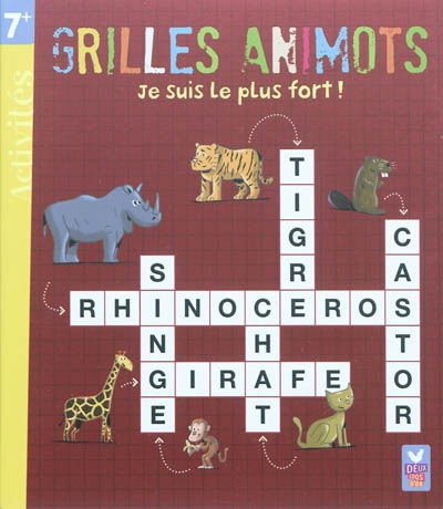 Je suis le plus fort-mots fleches animaux