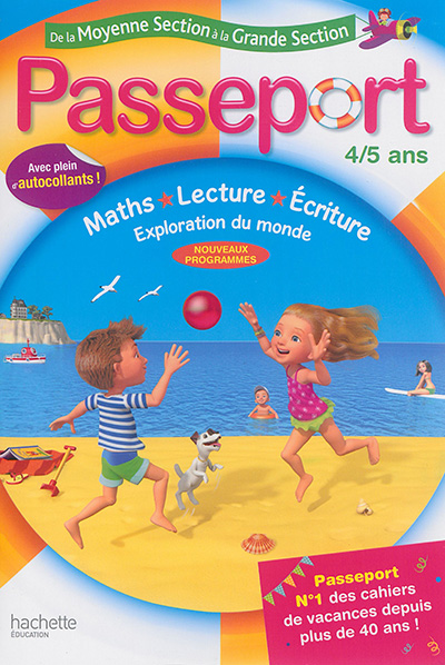 Passeport de la moyenne a la grande section 4/5 ans