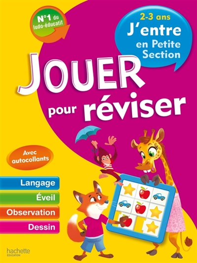 Jouer pour reviser - j'entre en petite section 2-3ans