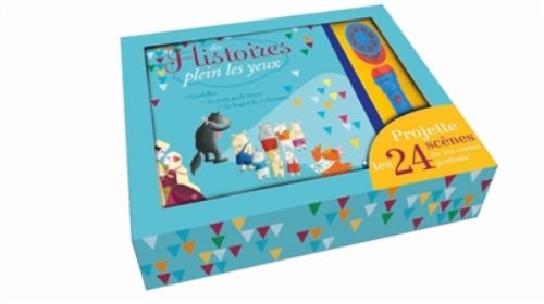 Des histoires plein les yeux - coffret avec lampe de poche magique - projette les 24 scenes de tes c