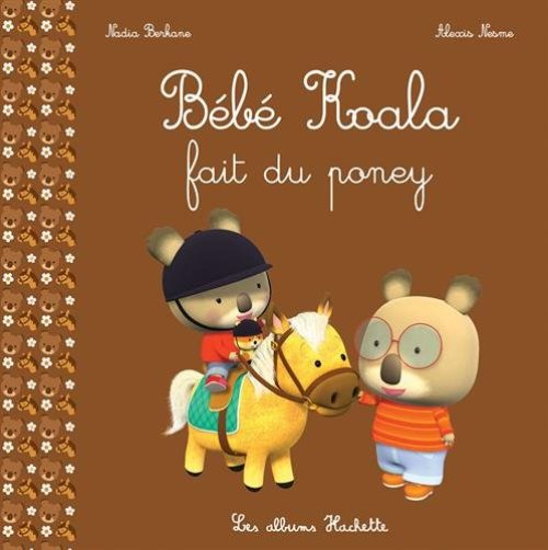 Bebe koala fait du poney
