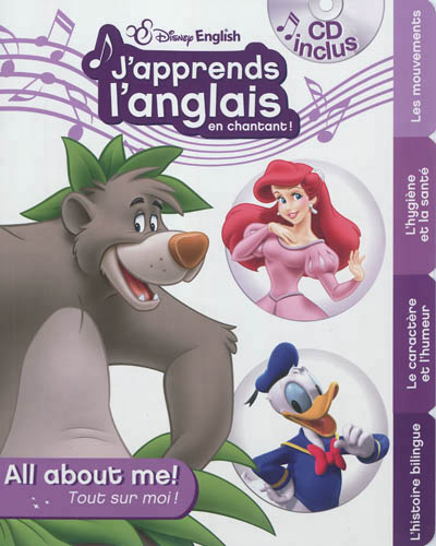 Tout sur moi, j'apprends l'anglais en chantant