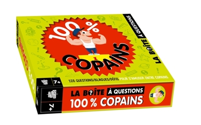 100 % copains - boite avec cartes et livre