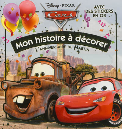 Cars, mon histoire a decorer
