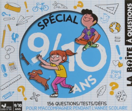 Special 9/10 ans - boite avec cartes et livre