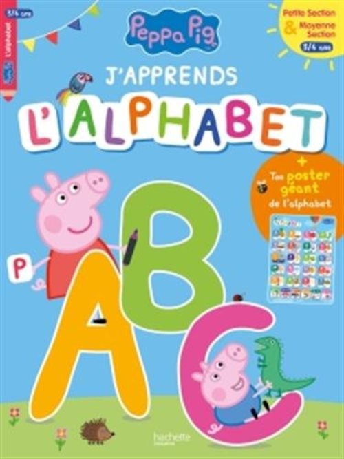 J'apprends l'alphabet avec peppa (3-4 ans)