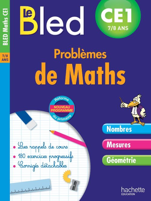 Cahier bled - problemes de maths ce1