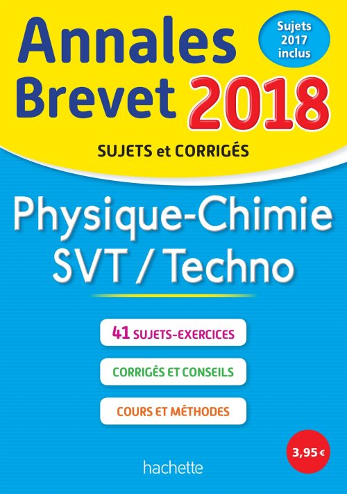 Annales brevet 2018 physique-chimie-svt