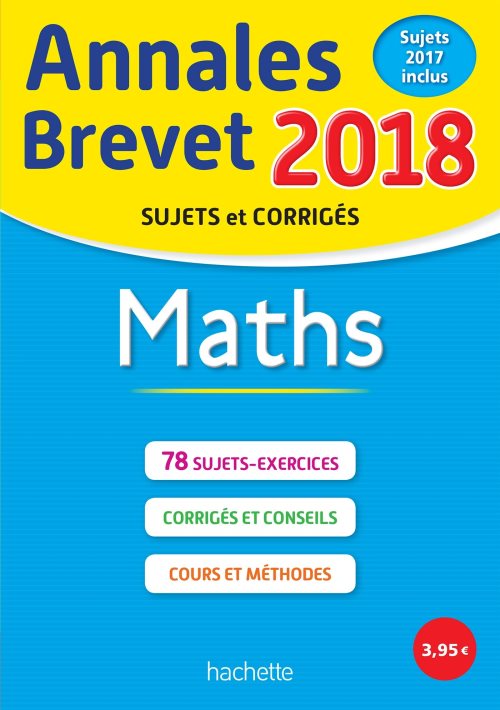 Annales brevet 2018 maths