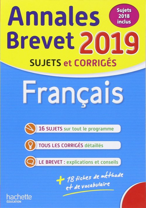 Annales nouveau brevet 2019 francais