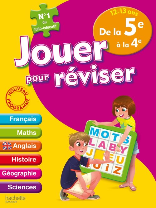 Jouer pour reviser - de la 5e a la 4e 12-13 ans