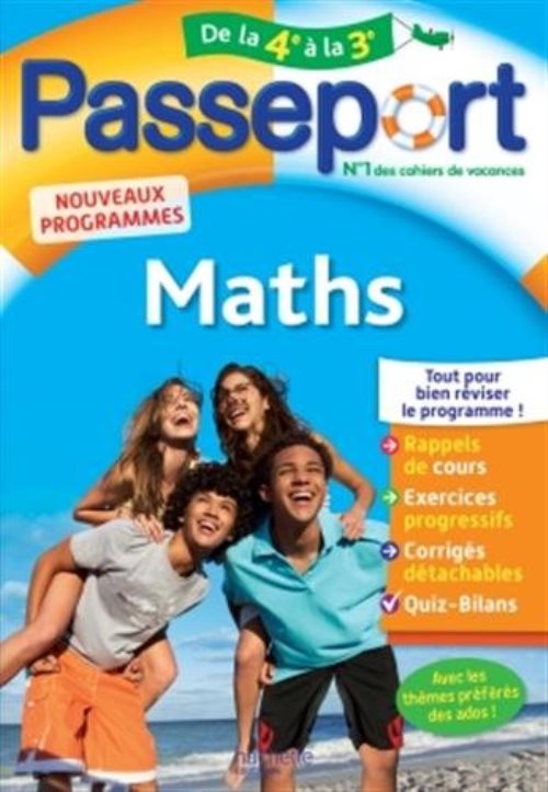 Passeport - maths de la 4e a la 3e