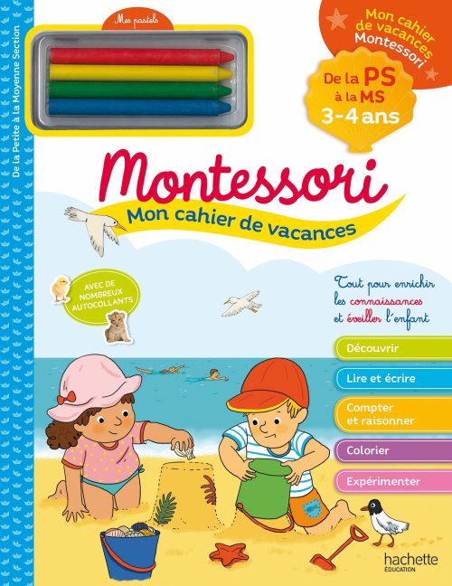 Mon cahier de vacances montessori 2020 - 3/4 ans