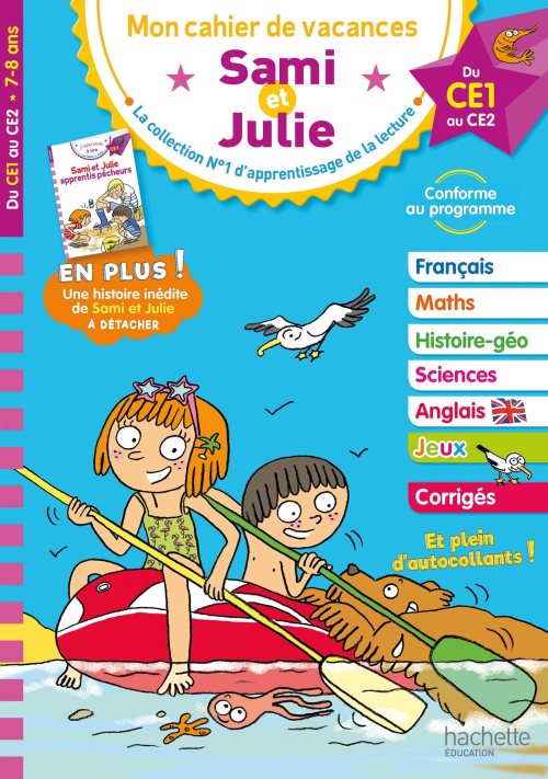 Cahier de vacances 2020 sami et julie du ce1 au ce2