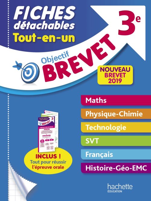 Objectif brevet 3e - fiches detachables tout-en-un nouveau brevet 2020