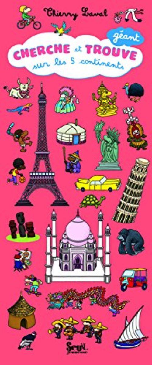Cherche et trouve geant sur les 5 continents