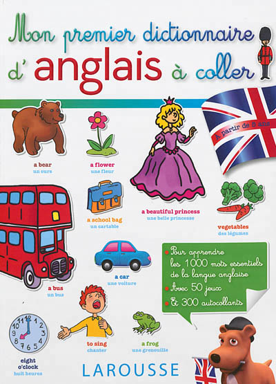 Mon premier dictionnaire d'anglais a coller