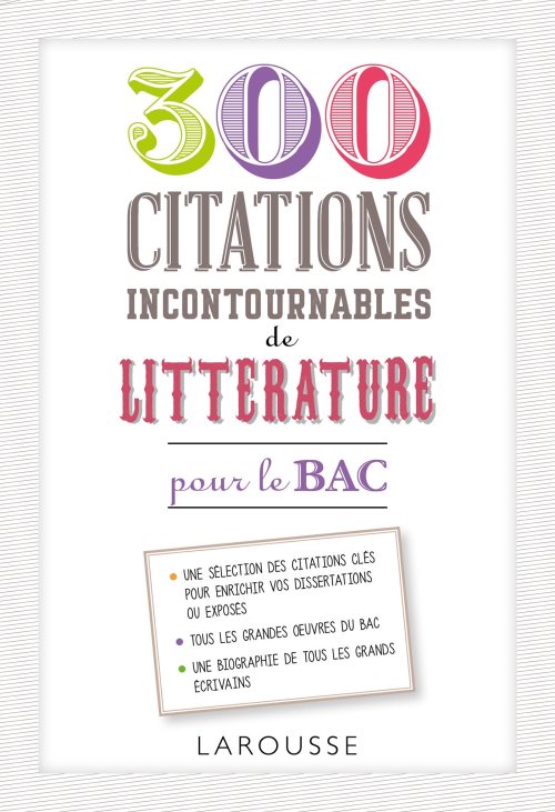 300 citations incontournables de litterature
