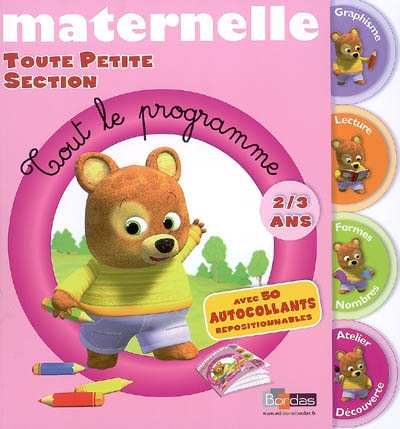 Tout le programme tps 2/3 ans
