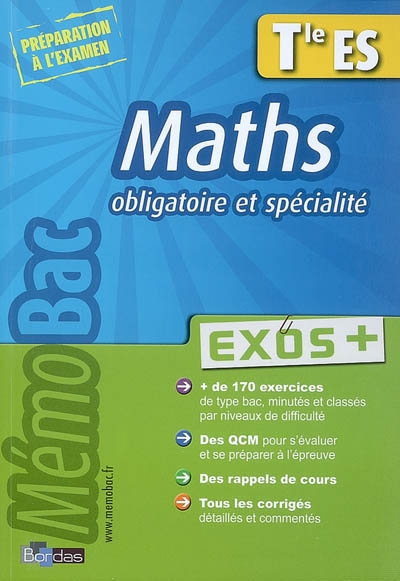 Memobac exos + maths term es