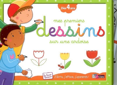 Mes premiers dessins sur une ardoise des 4ans