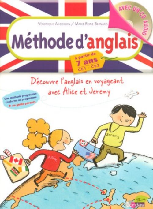 Methode d'anglais ce1 ce2 a partir de 7 ans + cd audio