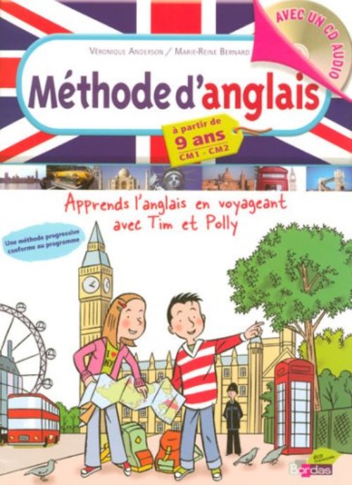 Methode d'anglais + cd audio a partir de 9ans cm1 cm2