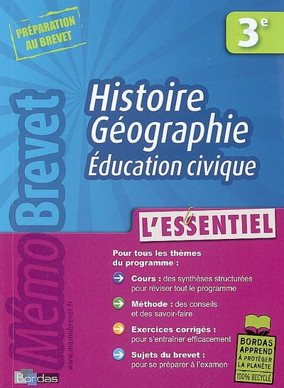 Memobrevet essentiel hist-geo