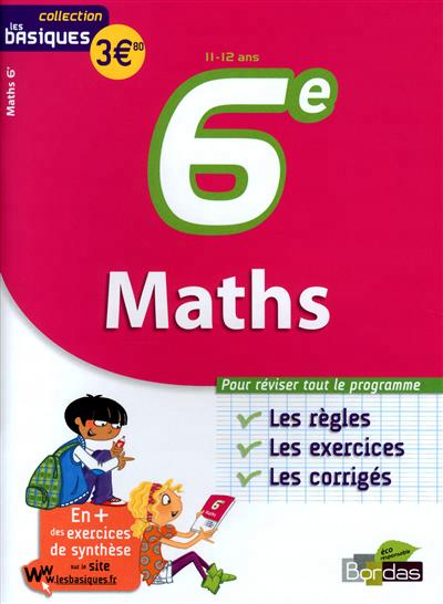 Les basiques - maths 6e