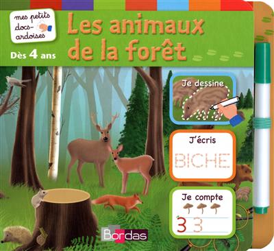 Mes petits docs-ardoises les animaux de la foret