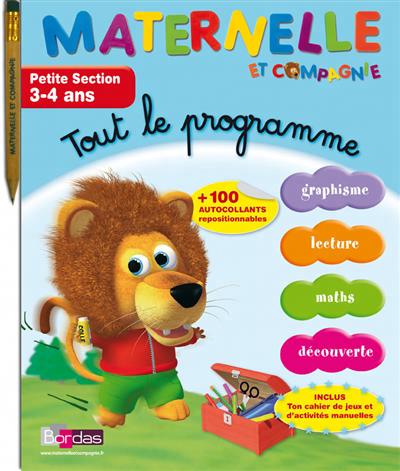 Maternelle et compagnie tout le programme petite section 3-4 ans + crayon