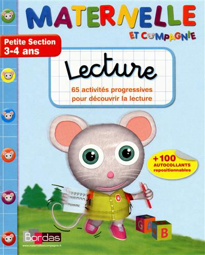 Maternelle et compagnie la lecture avec mona la souris - petite section 3-4 ans