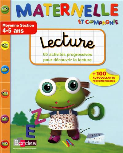 Maternelle et compagnie lecture avec zoe la grenouille - moyenne section 4-5 ans